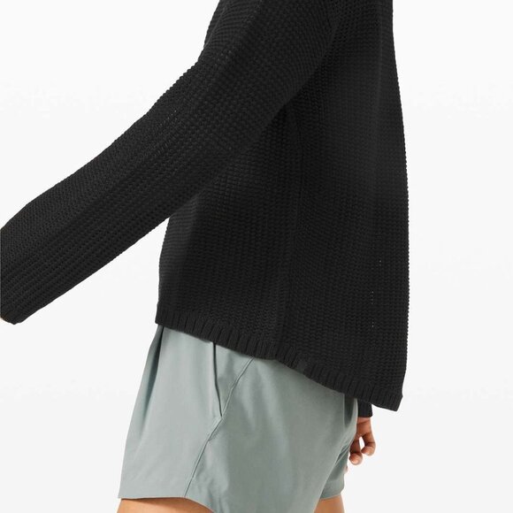 Nwt Lululemon Easy Embrace LS Sweater - Black L/XL - Picture 12 of 12